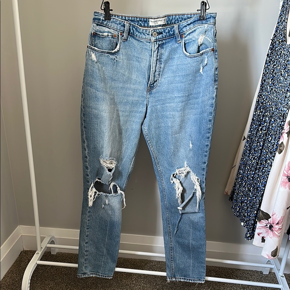 A&F Curve Love Skinny High Rise